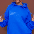HOODIE PEACE BLEU ROI
